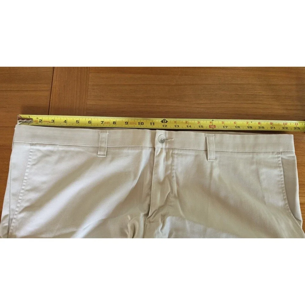 Cherokee Men's Beige 100% Cotton Pants Size 44X30 READ Description